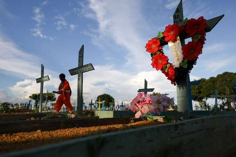 Túmulos de vítimas da Covid-19 em Manaus (AM) 
07/07/2021
REUTERS/Bruno Kelly