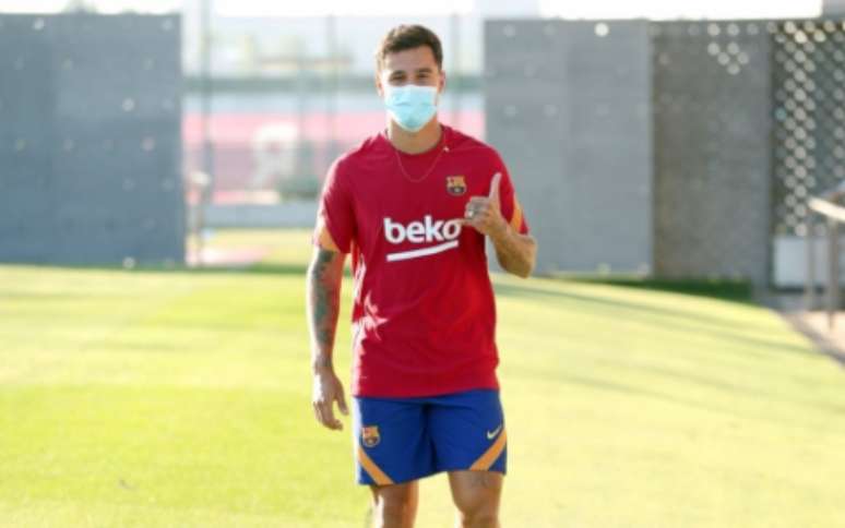 Coutinho iniciou a temporada no Barça (Foto: Divulgação / Barcelona)