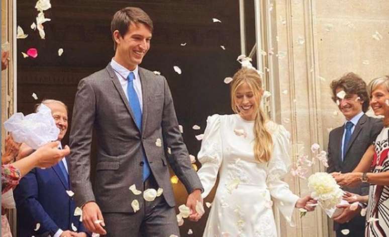 A elegância da simplicidade: Alexandre e Géraldine tiveram um casamento comum, sem a ostentação exibida por celebridades 