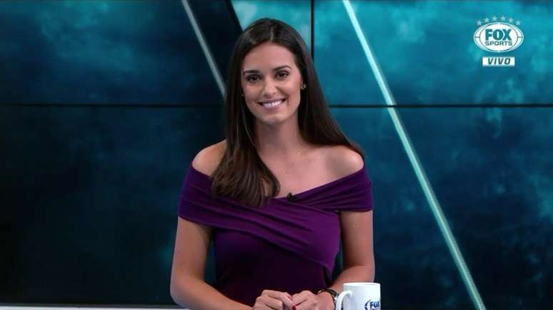 Lívia Nepomuceno nos tempos de Fox Sports (Reprodução/Fox Sports)