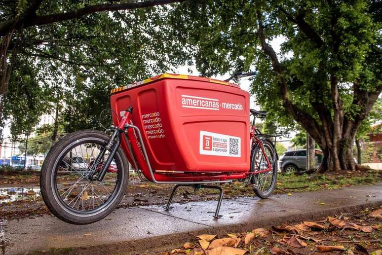Bicicletas fazem parte da frota ecoeficiente da Lojas Americanas