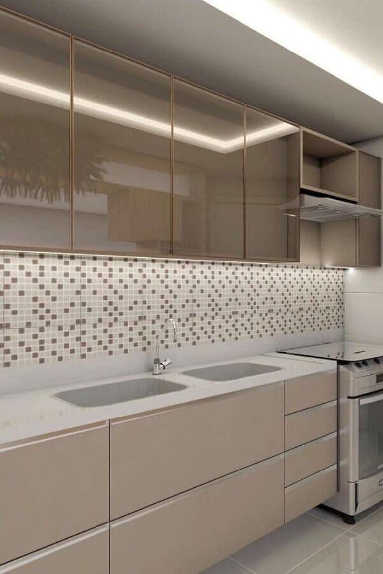 86. Pastilha adesiva de vidro com arm&aacute;rios de vidro &ndash; Foto Arquitetura Archives