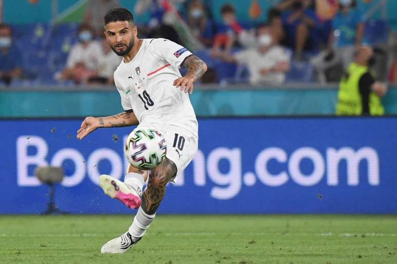 Insigne foi titular na campanha da Itália na Eurocopa (Foto: ALBERTO LINGRIA / POOL / AFP)