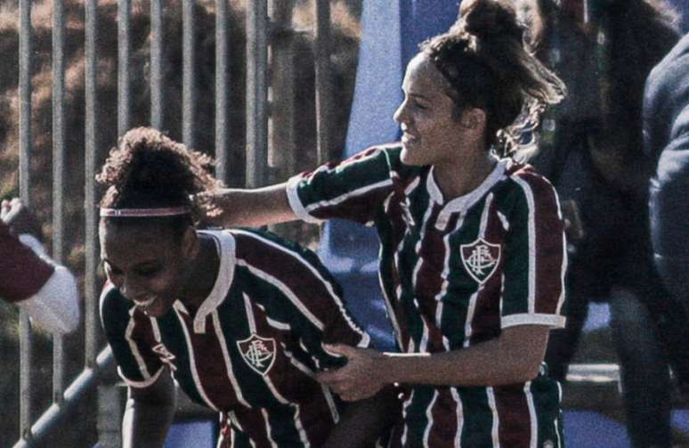 Núbia fez o quarto gol no Brasileirão sub-18 (Foto: Reprodução/FluminenseFC)