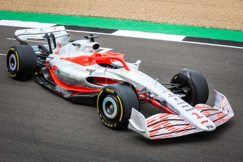 Novo modelo de carro para a Fórmula 1 de 2022, apresentado nesta quinta-feira em Silverstone