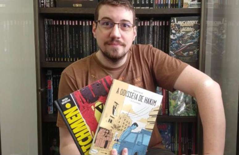 &Eacute;der Bordalo coleciona quadrinhos desde 1999 e agora faz recomenda&ccedil;&otilde;es de compras na internet