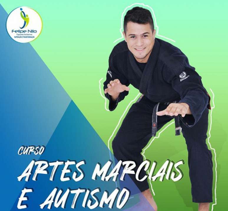 Faixa-preta Felipe Nilo desenvolveu curso envolvendo artes marciais e autismo (Foto: Divulgação)