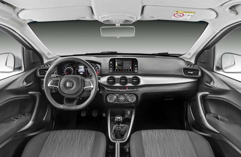 Fiat Argo Drive 1.0: multimídia Uconnect 7".