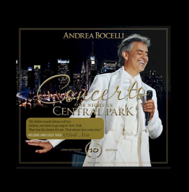 Andrea Bocelli: pai pela terceira vez