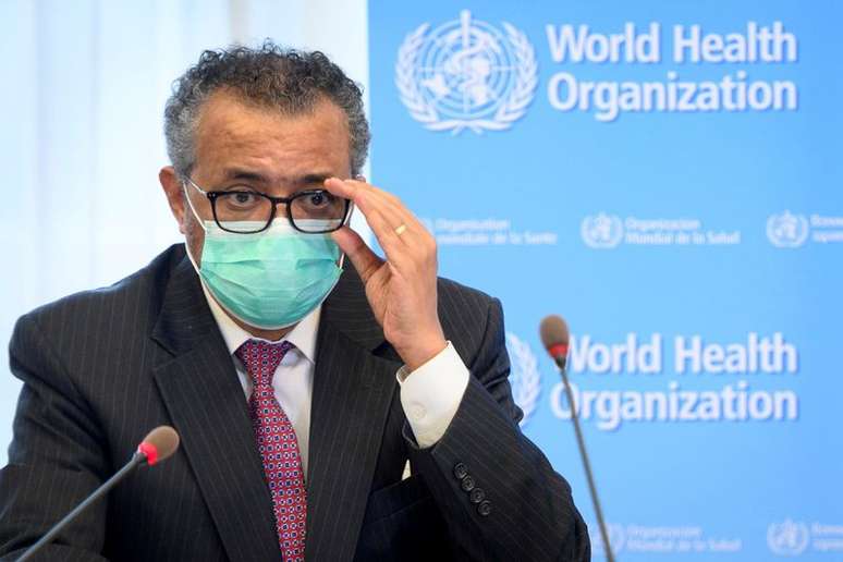 Diretor-geral da OMS, Tedros Adhanom Ghebreyesus 
24/05/2021
Laurent Gillieron/Pool via REUTERS