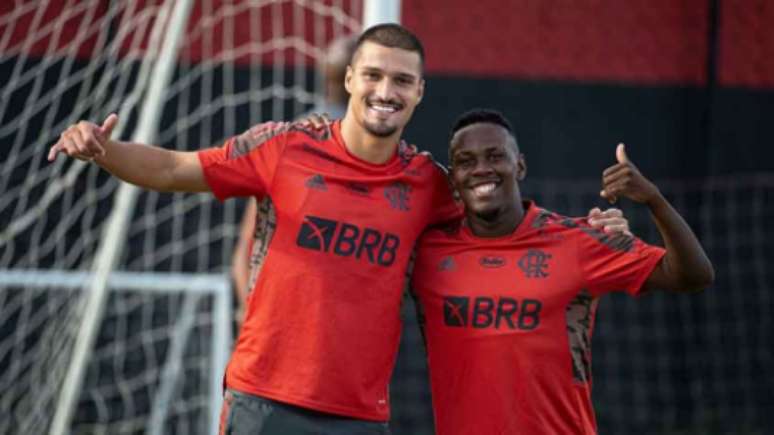 Thuler e Klebinho saíram do Flamengo (Foto: Alexandre Vidal/Flamengo)