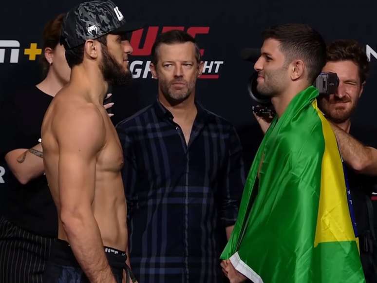 Thiago Moisés vai encarar Islam Makhachev no main event do UFC Vegas 31 (Foto: Reprodução YouTube UFC)