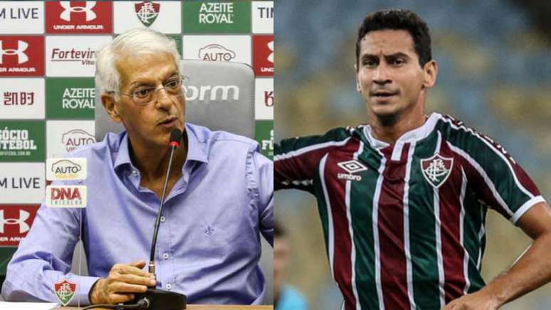 Celso Barros criticou Ganso após reclamação na derrota do Fluminense (Foto: Lucas Merçon/Fluminense FC)