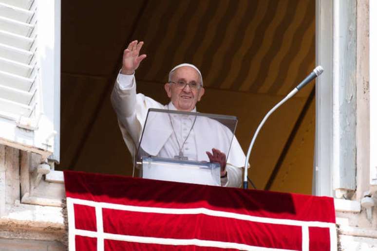 Papa Francisco durante Angelus no Vaticano