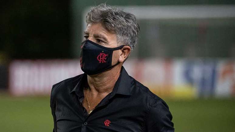 Renato Gaúcho: duas vitórias em dois jogos, além de seis gols marcados (Foto: Alexandre Vidal / Flamengo)