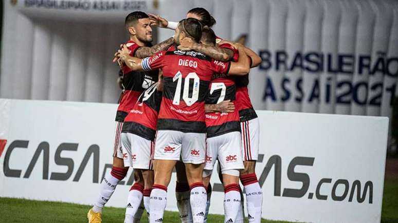 Arrascaeta deu sua primeira assistência nesse Brasileiro (Foto: Alexandre Vidal / Flamengo)