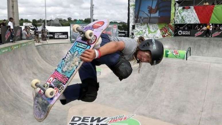 Sky Brown tamb&eacute;m participou do programa de TV americano Dancing with the Stars: Juniors