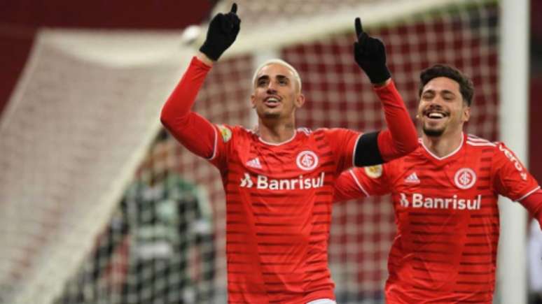 Galhardo fez o gol da vitória (Foto: Ricardo Duarte / Internacional)