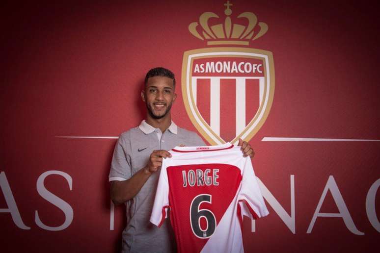 Jorge chegou ao Mônaco em 2017 (Foto: Divulgação/AS Monaco)