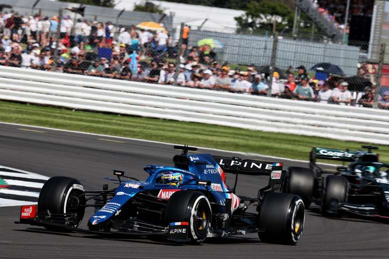 Fernando Alonso saiu muito contente do GP da Inglaterra, onde foi sétimo colocado 
