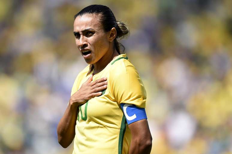 Marta joga pela Seleção Brasileira em Tóquio
