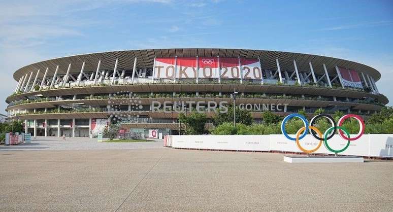 Vista do Estádio Olímpico de Tóquio
20/07/2021 Michael Kappeler/REUTERS