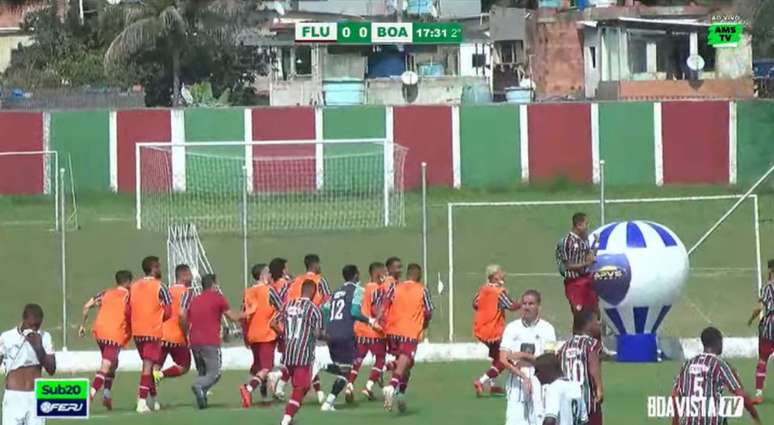 Fluminense venceu o Boavista no Carioca Sub-20 nesta quarta-feira (Foto: Reprodução)