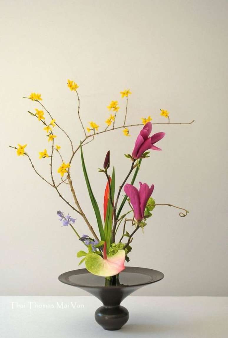 38. Ikebana para decora&ccedil;&atilde;o &ndash; Foto Pinterest