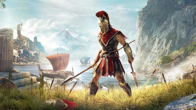 Assassin's Creed Odyssey traz uma ambientação muito bem trabalhada da Grécia Antiga, durante a Guerra do Peloponeso, entre Atenas e Esparta