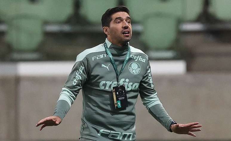 Abel Ferreira no comando do Palmeiras (Foto: Cesar Greco/Palmeiras)