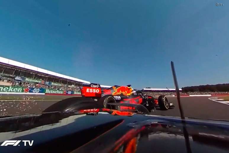 Vídeo 360º revela nova perspectiva do duelo entre Hamilton e Verstappen em Silverstone 