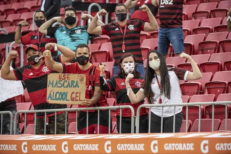 Jogo do Fla com torcida foi o primeiro da Libertadores nesta temporada (Foto: Alexandre Vidal/Flamengo)