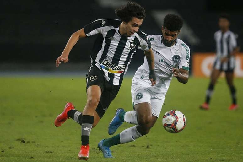 Matheus Nascimento, do Botafogo, contra o Goiás (Foto: Vítor Silva/Botafogo)