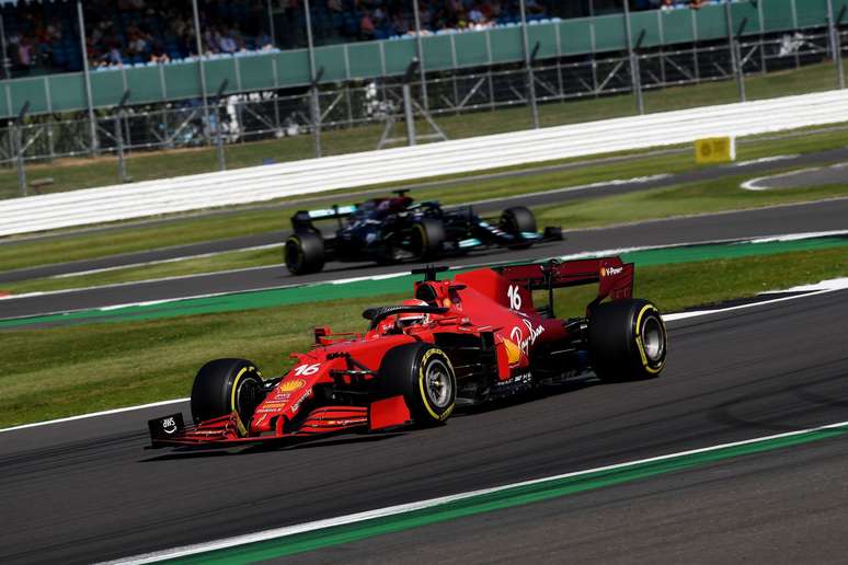 Charles Leclerc terminou o GP da Inglaterra em segundo 