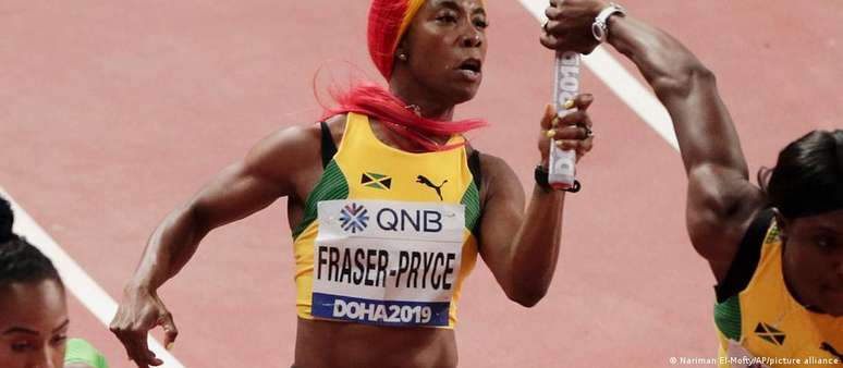 Shelly-Ann Fraser-Pryce, da Jamaica: país tem delegação de muitas medalhistas 