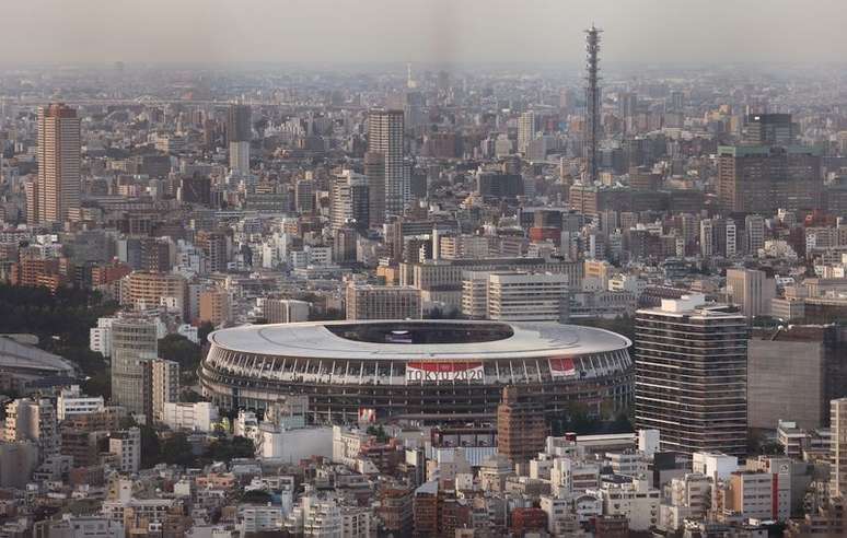 Estádio Olímpico de Tóquio, Japão, local que vai acontecer a abertura oficial
19/07/2021 REUTERS/Kai Pfaffenbach