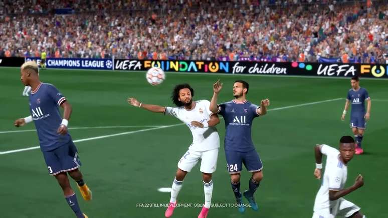 Jogo aéreo terá melhorias em FIFA 22