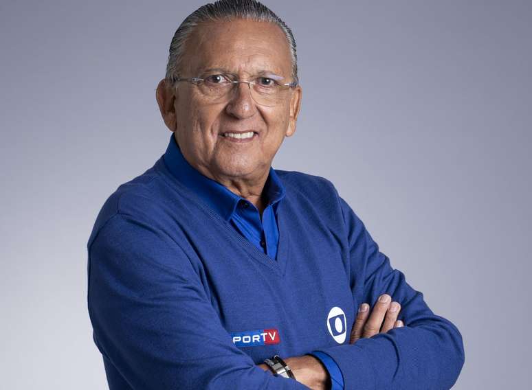 Galvão Bueno é a voz da Globo no Futebol