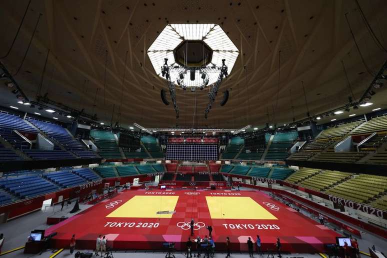 Vista da arena Nippon Budokan, que abrigará as competições olímpicas de judô na Tóquio 2020
22/07/2021 REUTERS/Sergio Perez