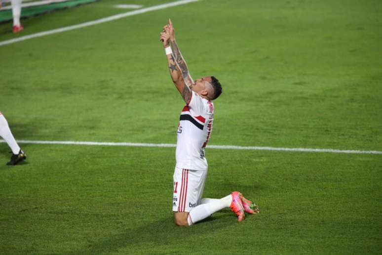 Luciano marcou o gol do título, quebrando o jejum do Tricolor (FOTO: Divulgação/São Paulo)