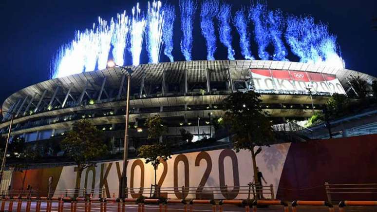 Cerimônia de abertura inaugurou os Jogos Olímpicos de Tóquio (Foto: KAZUHIRO NOGI / AFP)