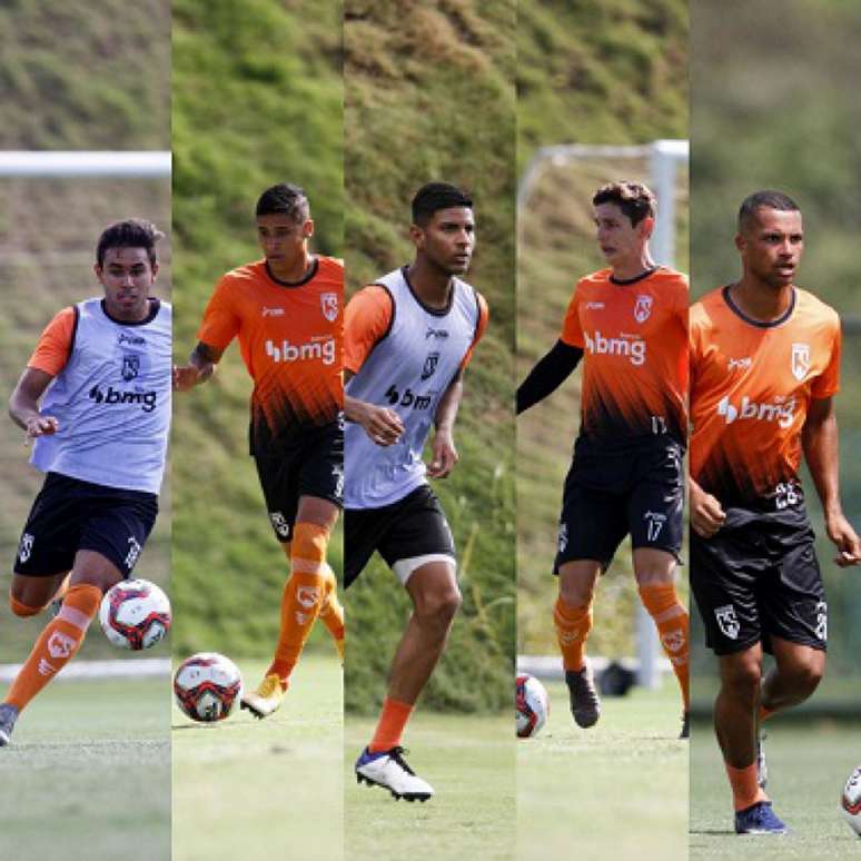 Rafael Freitas, Ribeiro, Valdir, Eduardo e Klysman jogarão em Portugal na temporada 2021/22-(Fotos de Henrique Chendes/Coimbra)