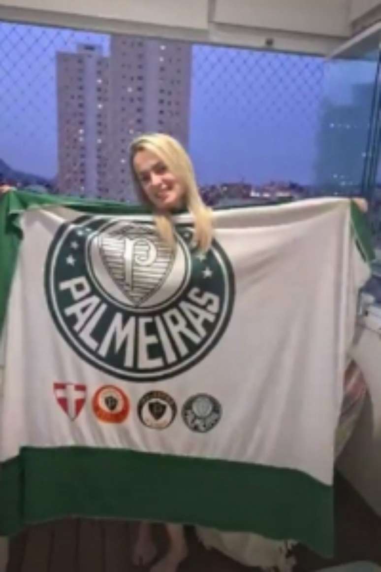 Érica Fernandes foi morta a facadas após título do Palmeiras (Foto: Reprodução)