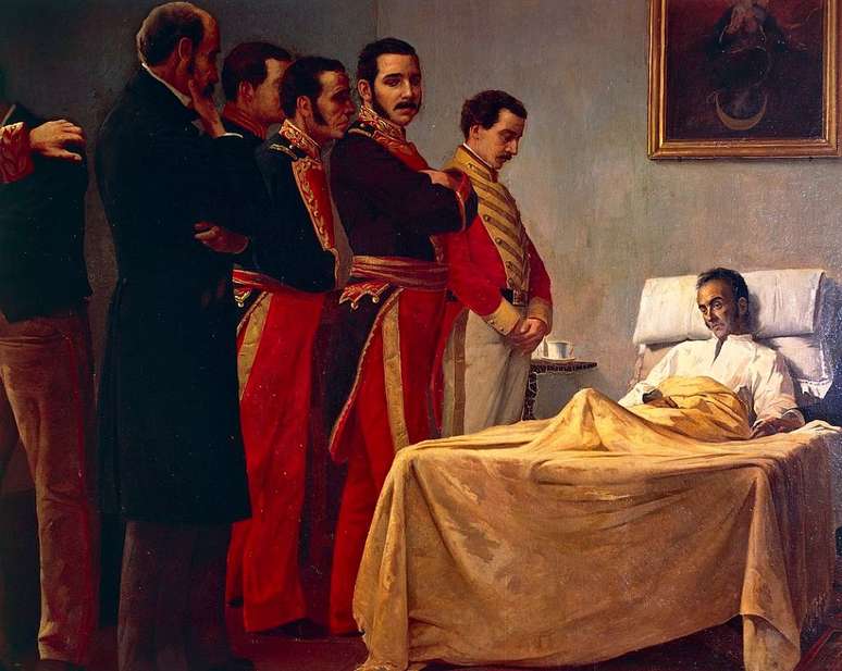 Bol&iacute;var morreu longe de seus familiares