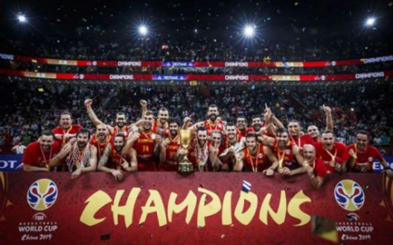 Espanha conquistou a Copa do Mundo de basquete em 2019 (Foto: Divulgação/FIBA)