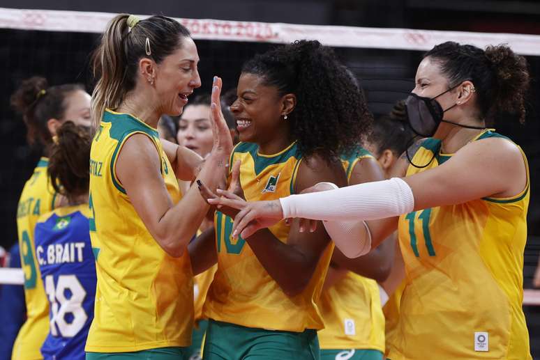 No vôlei feminino, Brasil vence Coreia do Sul na estreia olímpica