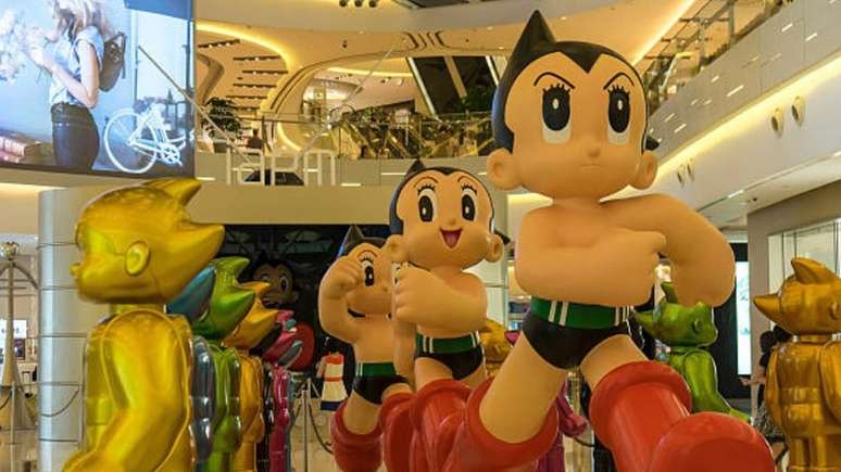 Um dos personagens japoneses mais influentes é Astro Boy, que foi introduzido nos quadrinhos de mangá em 1952