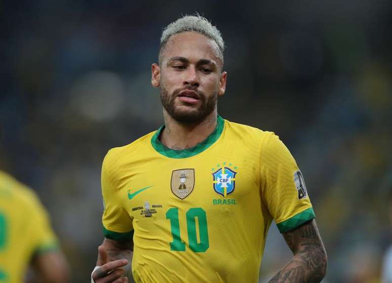 Neymar durante final da Copa América entre Brasil e Argentina
10/07/2021 REUTERS/Ricardo Moraes