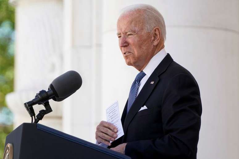 Presidente dos EUA, Joe Biden 
 31/5/2021   REUTERS/Joshua Roberts