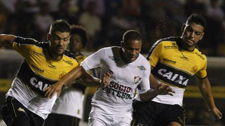Como visitante, Fluminense amargou cinco derrotas para o Criciúma (FOTO NELSON PEREZ/FLUMINENSE F.C.)